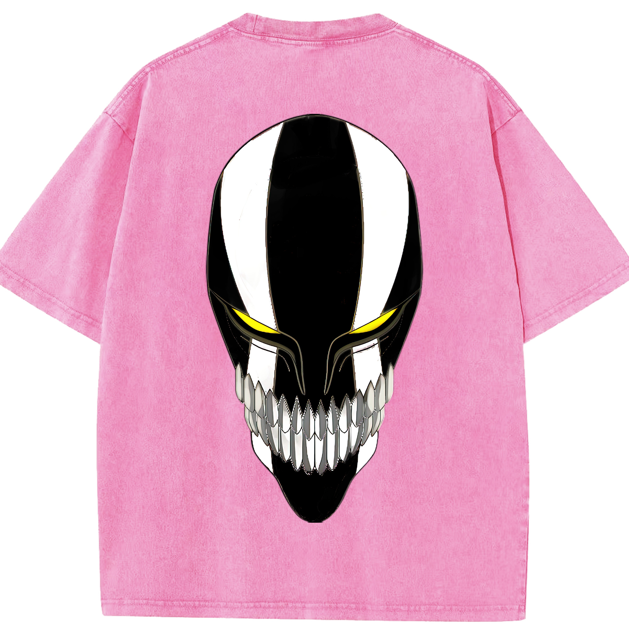 （画像用） ブリーチ 黒崎一護（くろさき いちご）BLEACH Kurosaki Ichigo 綿100% ヴィンテージ風 半袖Tシャツ（背面プリント）